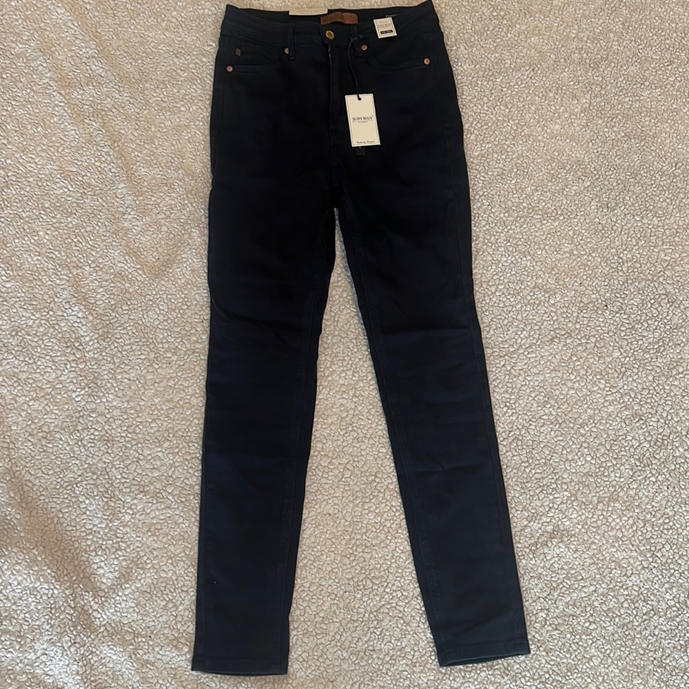 Judy Blue Tummy Control‎ Skinny Jeans - Navy - Picture 2 of 12